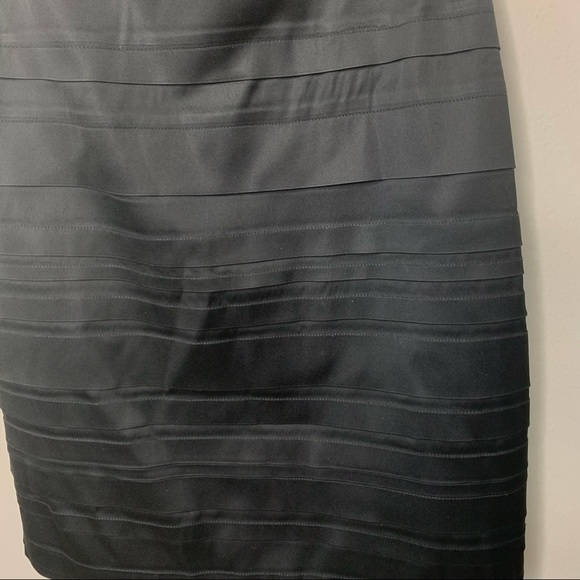 BCBG BLACK (ORE6G229) PANEL SATIN HALTER DRESS 4 - Picture 2 of 6